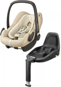Maxi-Cosi Pebble Plus с базой isofix 2WayFix (Sand)