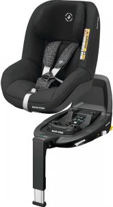 Maxi-Cosi Pearl Smart i-Size с базой isofix 3WayFix (Black Grid)