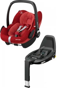 Maxi-Cosi Pebble Pro i-Size с базой isofix 3WayFix (Nomad Red)