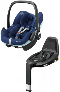 Maxi-Cosi Pebble Pro i-Size с базой isofix 3WayFix (Essential Blue)